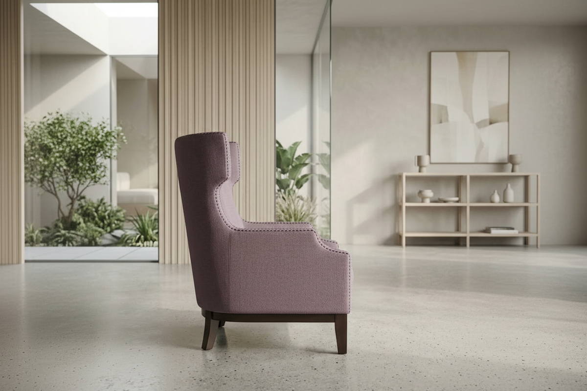 Purple Chair Side View