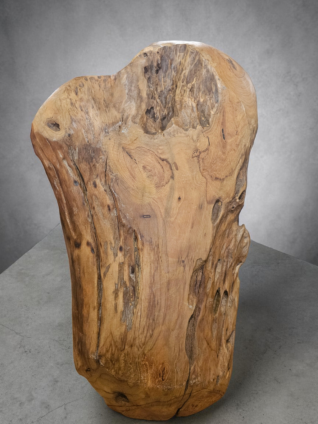 Wooden Bowl with Handle